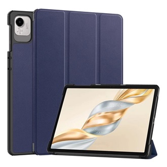 Honor Pad X9a GIGAPACK Tok álló, bőr hatású aktív FLIP, asztali tartó, SÖTÉTKÉK