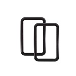 Honor Watch ES Gigapack kijelzővédő üveg 2db 0.3mm, NEM íves, FEKETE