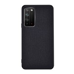 Honor X10 5G Gigapack Szilikon telefonvédő ütésállóság, textil hátlap, FEKETE