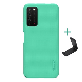 Honor X10 5G NILLKIN SUPER FROSTED műanyag telefonvédő gumírozott, érdes felület + asztali tartó, MENTAZÖLD