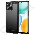 Honor X5c Plus GIGAPACK Szilikon telefonvédő ütésállóság, karbon minta, FEKETE