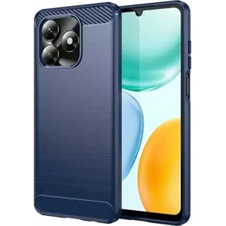 Honor X5c Plus GIGAPACK Szilikon telefonvédő ütésállóság, karbon minta, SÖTÉTKÉK