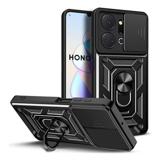 Honor X7a Gigapack Defender szilikon telefonvédő ütésállóság, kameravédő, FEKETE