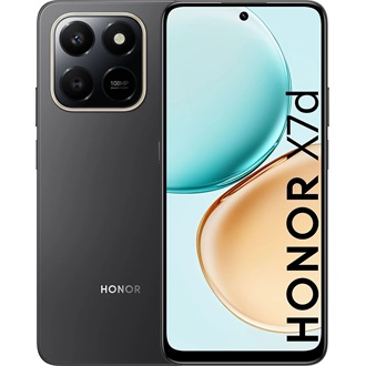 Honor X7d 4G 128GB Dual SIM okostelefon fekete (Velvet Black)