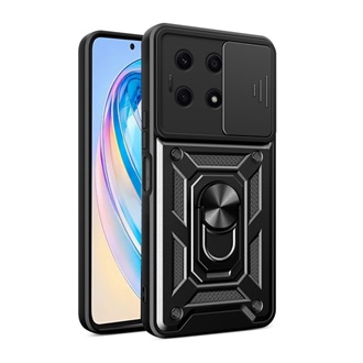 Honor X8a Gigapack Defender szilikon telefonvédő ütésállóság, kameravédő, FEKETE