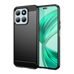 Honor X8b 4G Gigapack Szilikon telefonvédő ütésállóság, karbon minta, FEKETE