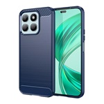 Honor X8b 4G Gigapack Szilikon telefonvédő ütésállóság, karbon minta, SÖTÉTKÉK