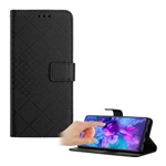 Honor X8c GIGAPACK Tok álló, bőr hatású FLIP, prémium, FEKETE