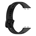 Huawei Band 11 Pro / Band 11 GIGAPACK Pótszíj egyedi méret, szilikon, FEKETE