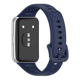 Huawei Band 11 Pro / Band 11 GIGAPACK Pótszíj egyedi méret, szilikon, SÖTÉTKÉK