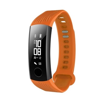 Huawei Band 3 Gigapack pótszíj egyedi méret, szilikon, NARANCS