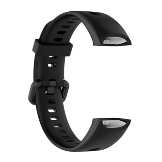 Huawei Band 4 GIGAPACK pótszíj egyedi méret, szilikon, FEKETE