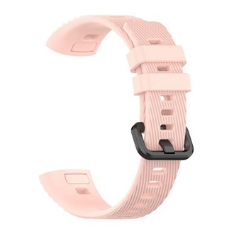 Huawei Band 4 Pro Gigapack pótszíj egyedi méret, szilikon, RÓZSASZÍN