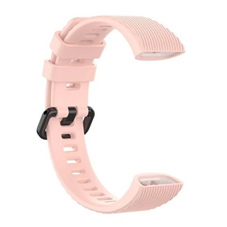 Huawei Band 4 Pro Gigapack pótszíj egyedi méret, szilikon, RÓZSASZÍN