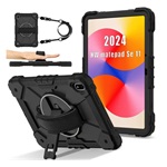 Huawei MatePad SE 11 GIGAPACK Defender műanyag telefonvédő ütésállóság, vállpánt, FEKETE