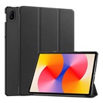 Huawei MatePad SE 11 GIGAPACK Tok álló, bőr hatású aktív FLIP, asztali tartó, FEKETE