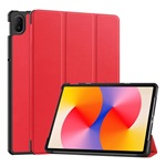 Huawei MatePad SE 11 GIGAPACK Tok álló, bőr hatású aktív FLIP, asztali tartó, PIROS