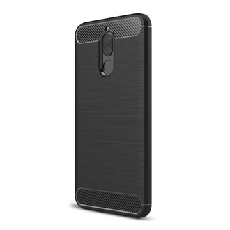 Huawei Mate 10 Lite Gigapack Szilikon telefonvédő ütésállóság, karbon minta, FEKETE