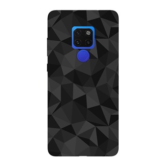 Huawei Mate 20 Gigapack szilikon telefonvédő 3D, gyémánt minta, FEKETE