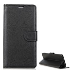 Huawei Mate 20 Gigapack tok álló, bőr hatású FLIP, prémium, FEKETE