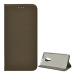 Huawei Mate 20 Gigapack tok álló, bőr hatású FLIP, rombusz, ARANYBARNA