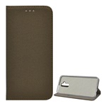 Huawei Mate 20 Lite Gigapack tok álló, bőr hatású FLIP, rombusz, ARANYBARNA