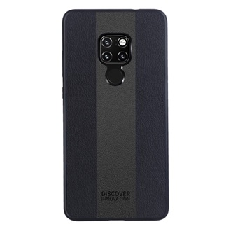 Huawei Mate 20 NILLKIN RACER CASE szilikon telefonvédő bőr hatású hátlap FEKETE