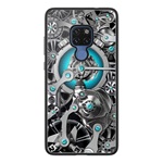 Huawei Mate 20 NILLKIN SPACETIME szilikon telefonvédő ütésállóság, fogaskerék, FEKETE