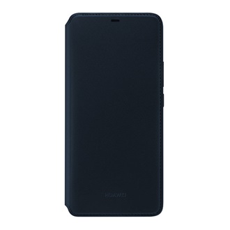 Huawei Mate 20 Pro HUAWEI tok álló, bőr hatású FLIP, kártyazseb, SÖTÉTKÉK