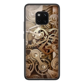 Huawei Mate 20 Pro NILLKIN GEAR szilikon telefonvédő ütésállóság, fogaskerék, BARNA