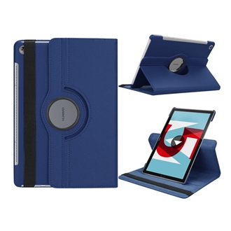 Huawei MediaPad M5 10.8 WIFI GIGAPACK tok álló, bőr hatású FLIP, 360°, SÖTÉTKÉK