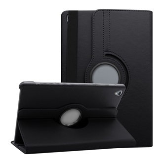 Huawei MediaPad M6 10.8 WIFI Gigapack tok álló, bőr hatású FLIP, 360°, FEKETE