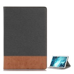 Huawei MediaPad M6 10.8 WIFI Gigapack tok álló, bőr hatású aktív FLIP, asztali tartó, SZÜRKE/BARNA