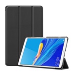 Huawei MediaPad M6 8.4 WIFI Gigapack tok álló, bőr hatású aktív FLIP, asztali tartó, FEKETE
