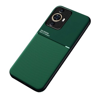 Huawei Nova 11 Pro Gigapack Szilikon telefonvédő ütésállóság, csíkos, SÖTÉTZÖLD