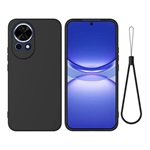 Huawei Nova 13 GIGAPACK Szilikon telefonvédő matt, prémium + kézpánt, FEKETE
