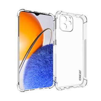 Huawei Nova Y61 ENKAY szilikon telefonvédő ütésállóság, légpárnás sarok, ÁTLÁTSZÓ