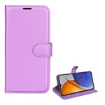 Huawei Nova Y61 Gigapack tok álló, bőr hatású FLIP, prémium, LILA