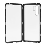 Huawei P30 Pro Gigapack alumínium telefonvédő 360°-os védelem, 9H, FEKETE