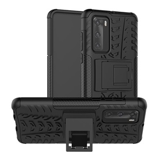 Huawei P40 Gigapack Defender szilikon telefonvédő ütésállóság, autógumi, FEKETE