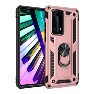 Huawei P40 Gigapack Defender szilikon telefonvédő ütésállóság, mágneses, ROZÉARANY