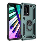 Huawei P40 Gigapack Defender szilikon telefonvédő ütésállóság, mágneses, SÖTÉTZÖLD