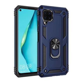 Huawei P40 Lite 4G GIGAPACK Defender szilikon telefonvédő ütésállóság, mágneses, SÖTÉTKÉK