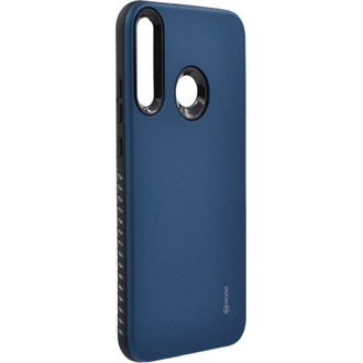Huawei P40 Lite E ROAR RICO ARMOR szilikon telefonvédő ütésállóság, matt, SÖTÉTKÉK