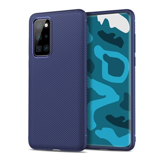 Huawei P40 Pro+ 5G Gigapack szilikon telefonvédő ütésállóság, csíkos, SÖTÉTKÉK