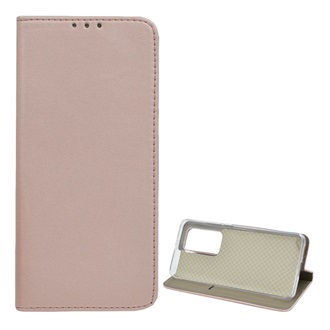 Huawei P40 Pro 5G Gigapack tok álló, bőr hatású FLIP, asztali tartó, ROZÉARANY