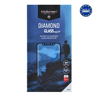 Huawei P40 Pro+ 5G MYSCREEN DIAMOND GLASS EDGE képernyővédő üveg 3D, 9H, FEKETE