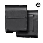 Huawei P50 Pocket Gigapack Tok fekvő, valódi bőr övre fűzhető, mágneses, FEKETE