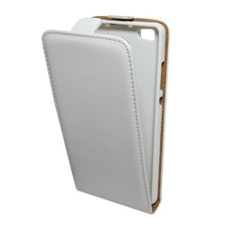 Huawei P9 Lite (2017) Gigapack Tok álló, bőr hatású FLIP, szilikon tartó, FEHÉR