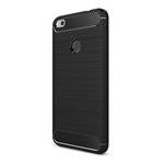 Huawei P9 Lite (2017) Gigapack szilikon telefonvédő ütésállóság, karbon minta, FEKETE